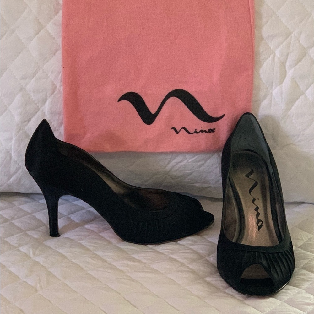 Nina Black Heels